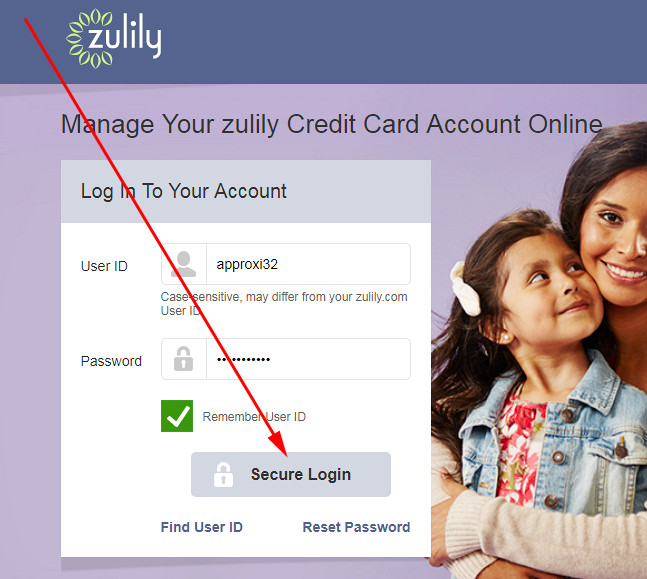 pay zulily credit card